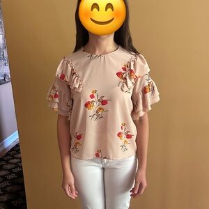 Zara Floral Top